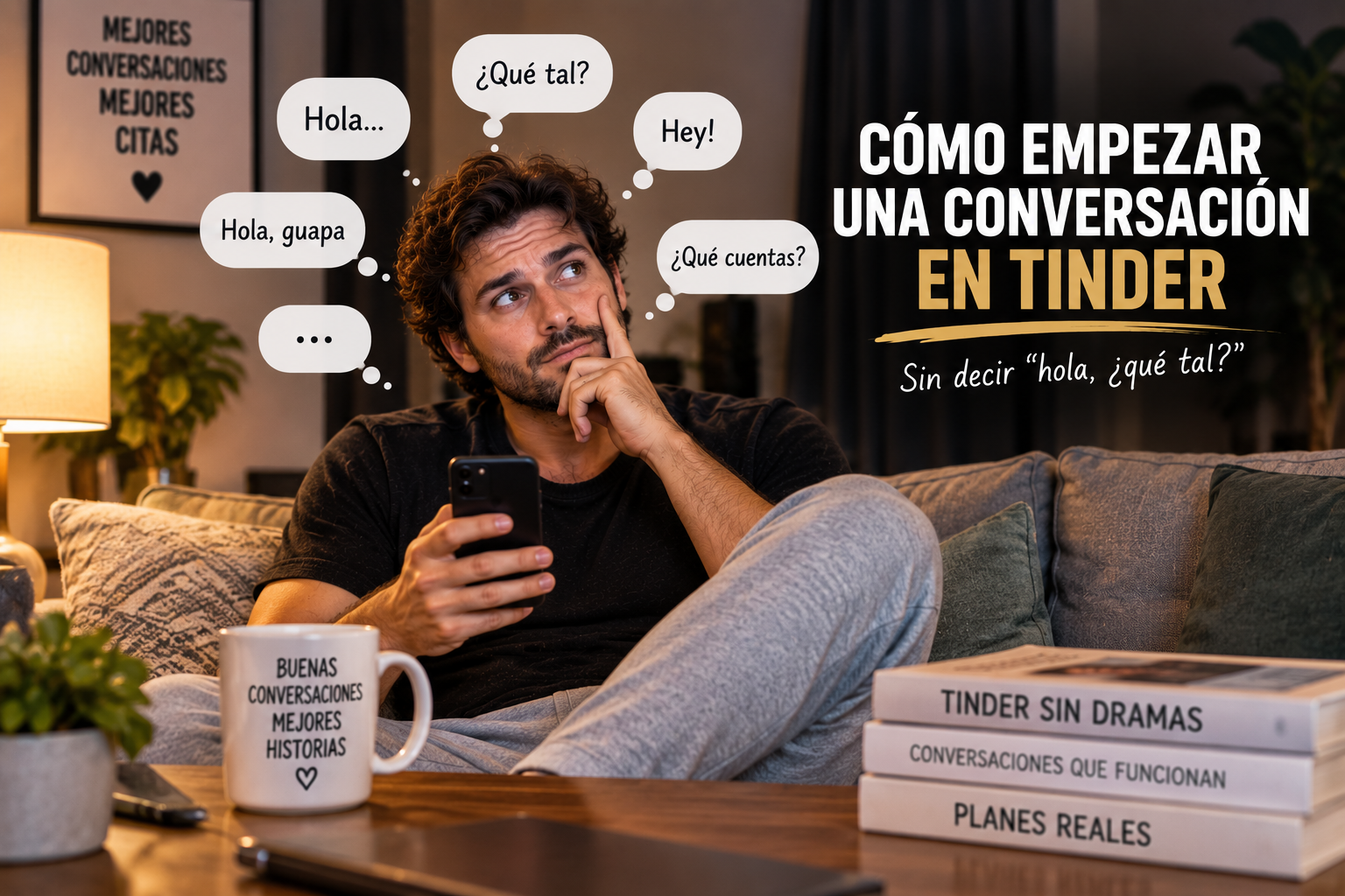 Cómo empezar una conversación en Tinder sin decir “hola, ¿qué tal?”