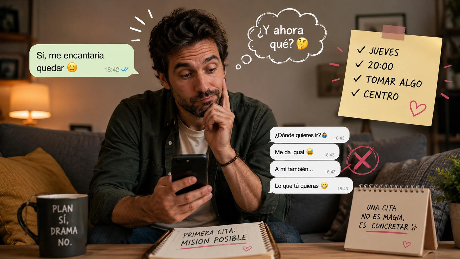 Cómo proponer una primera cita sin organizar una cumbre internacional