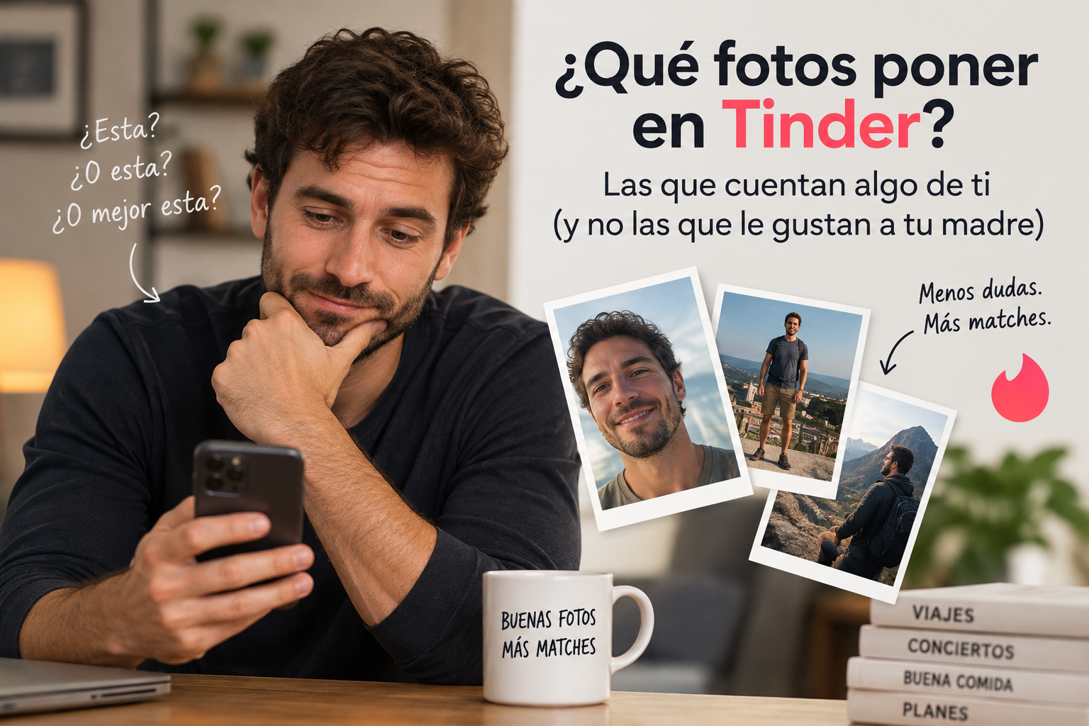 ¿Qué fotos poner en Tinder? Las que cuentan algo de ti