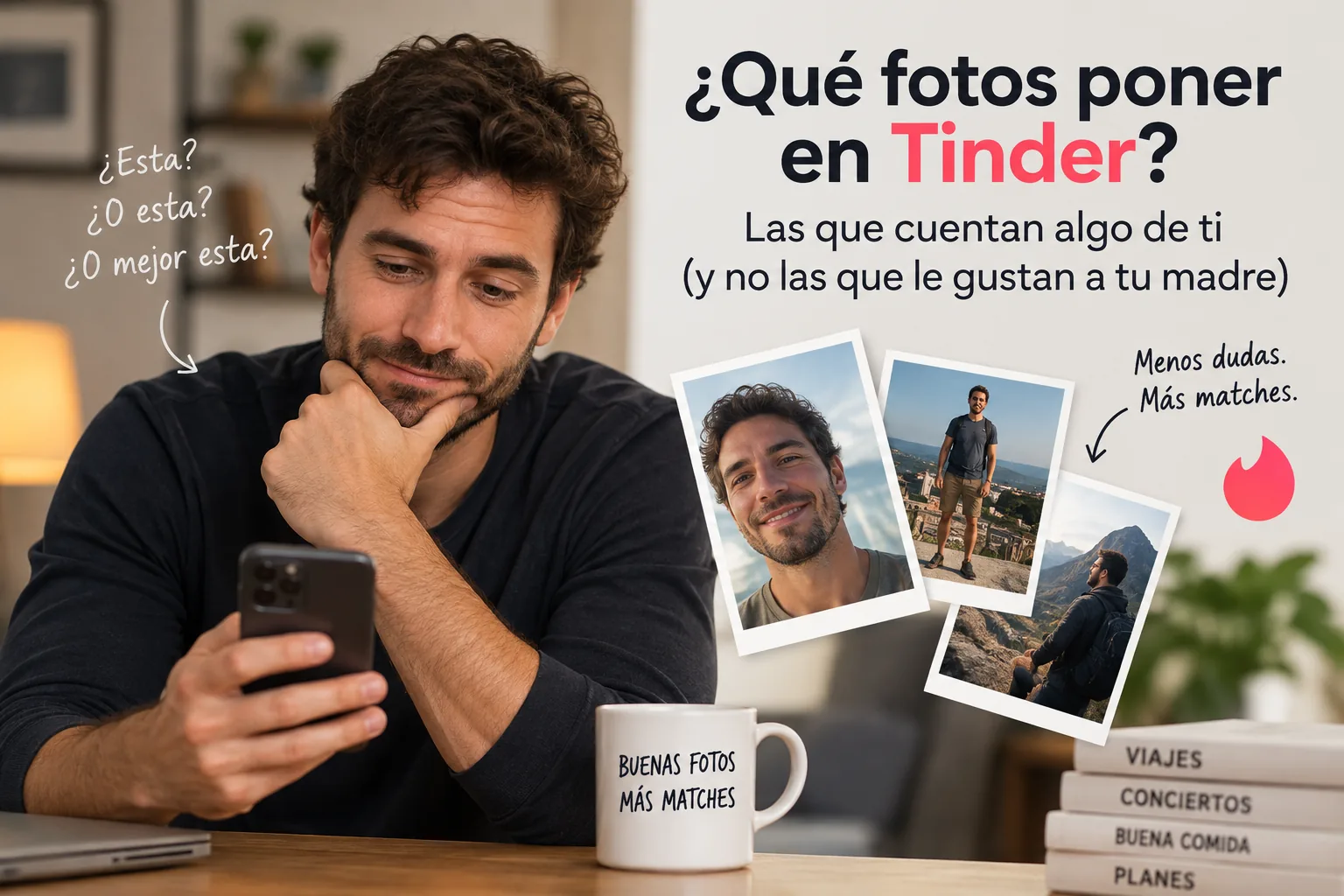 ¿Qué fotos poner en Tinder? Las que cuentan algo de ti